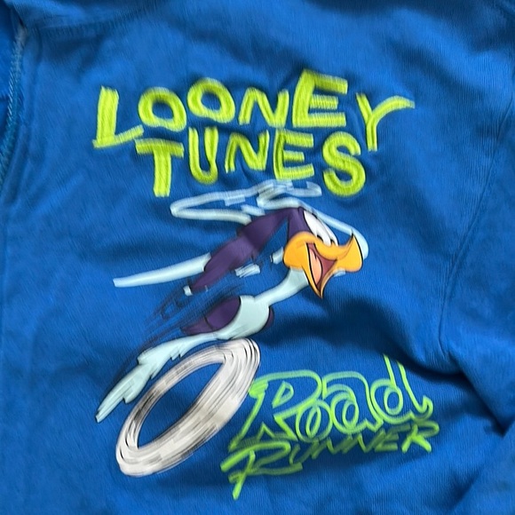 Warner Bros. Looney Tunes Blue Hoodie - Picture 2 of 6